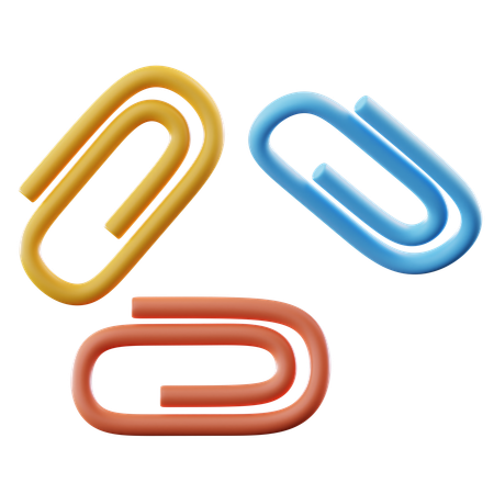 Attachment Clip  3D Icon