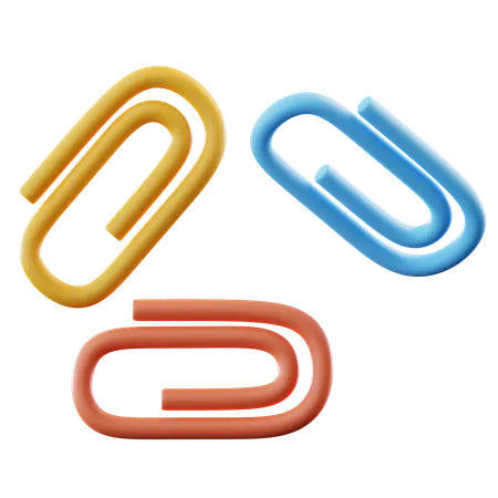 Attachment Clip  3D Icon