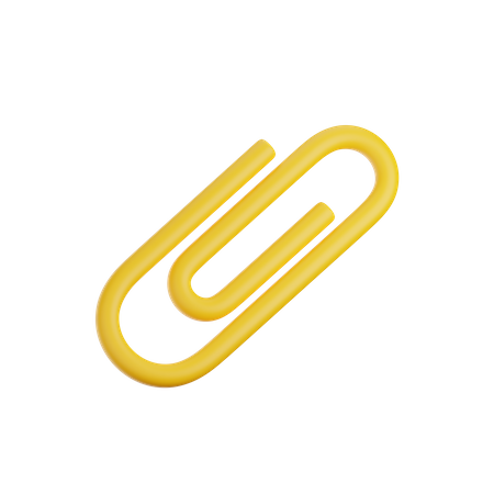 Attachment Clip  3D Icon