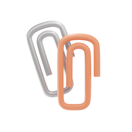 Attachment Clip  3D Icon