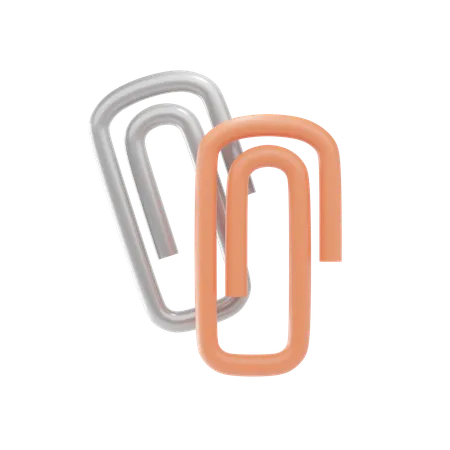 Attachment Clip  3D Icon