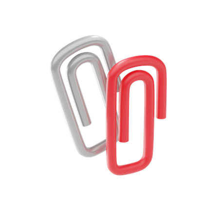 Attachment Clip  3D Icon