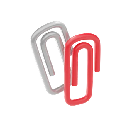 Attachment Clip  3D Icon