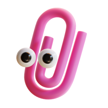 Attachment Clip  3D Icon