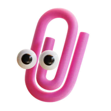 Attachment Clip  3D Icon