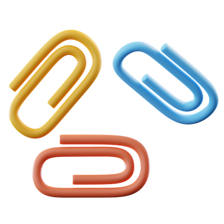 Attachment Clip  3D Icon
