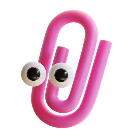 Attachment Clip  3D Icon