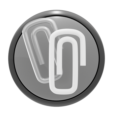 Attachment Clip  3D Icon
