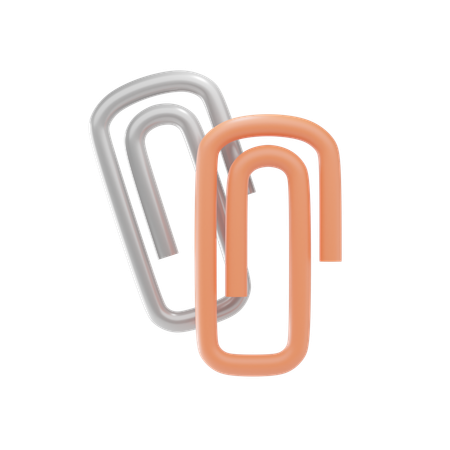 Attachment Clip  3D Icon