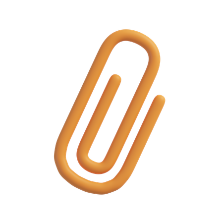 Attachment Clip  3D Icon