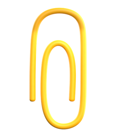 Attachment Clip  3D Icon