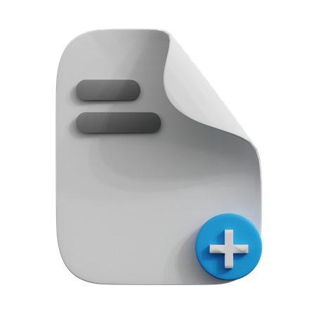 Attachment File  3D Icon