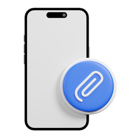 Attachment Phone  3D Icon