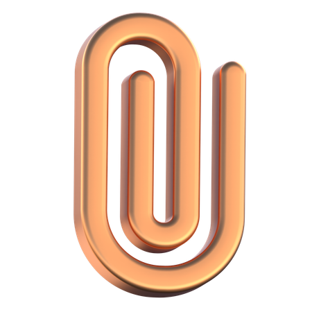 Attachment pin  3D Icon