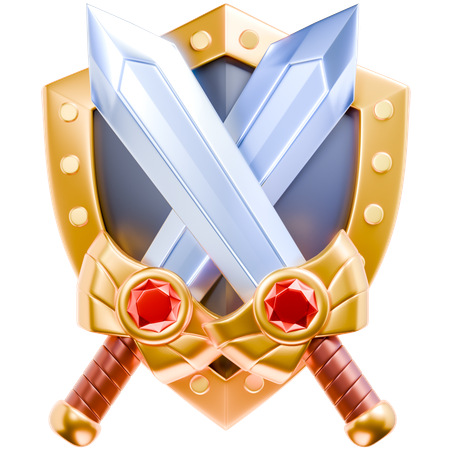 Attack Blades  3D Icon