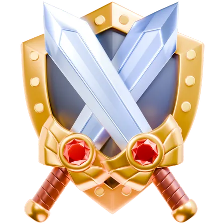 Attack Blades  3D Icon