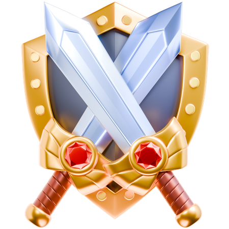 Attack Blades  3D Icon