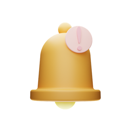 Notification d'avertissement  3D Icon