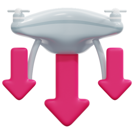 Atterrissage de drone  3D Icon