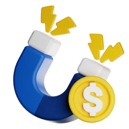 Attirer de l'argent  3D Icon