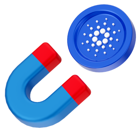 Attract Cardano Coin  3D Icon