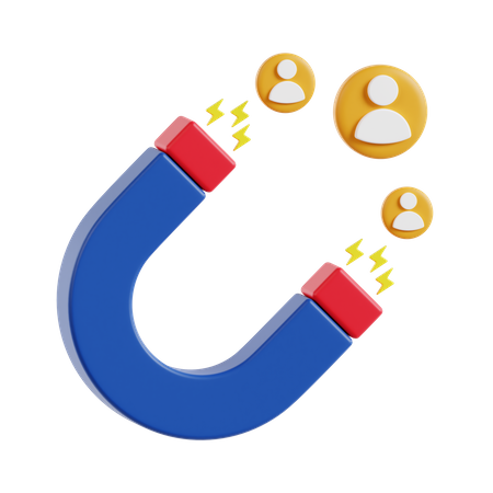 Attract Customer  3D Icon