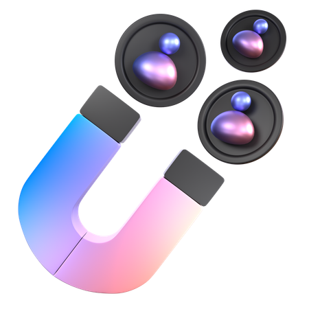 Attract Customers  3D Icon