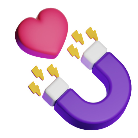ATTRACTION  3D Icon