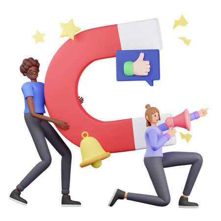 Attraction commerciale  3D Icon