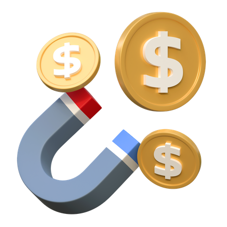Attraction financière  3D Icon