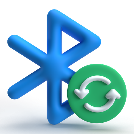 Atualizar bluetooth  3D Icon