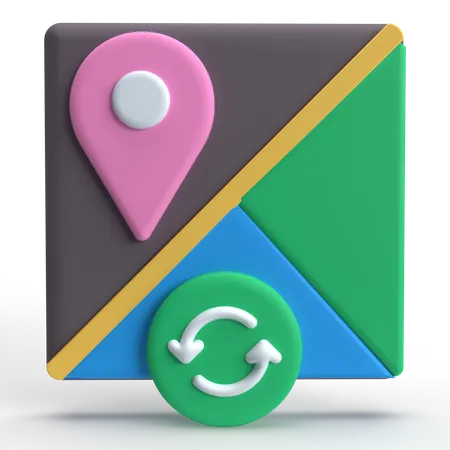 Atualização do mapa  3D Icon