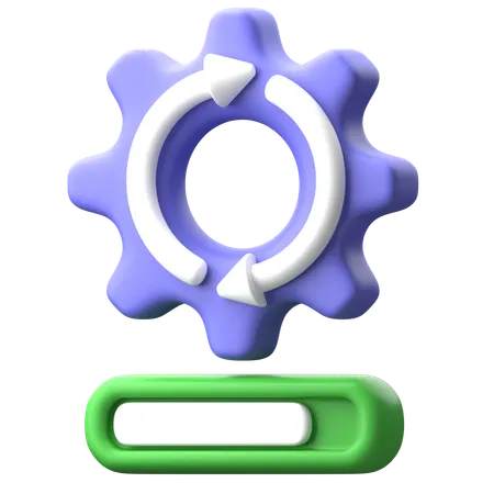 Atualização de software  3D Icon