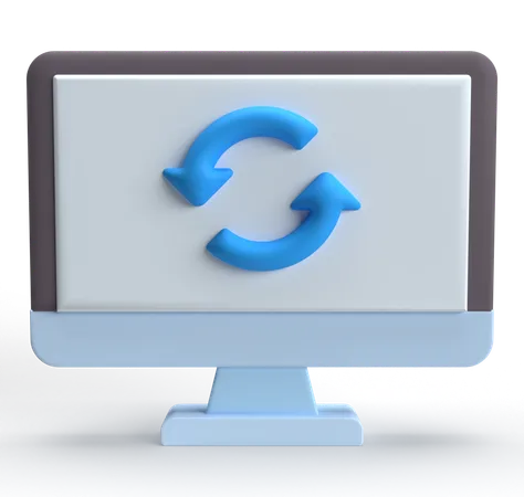 Atualizar computador  3D Icon