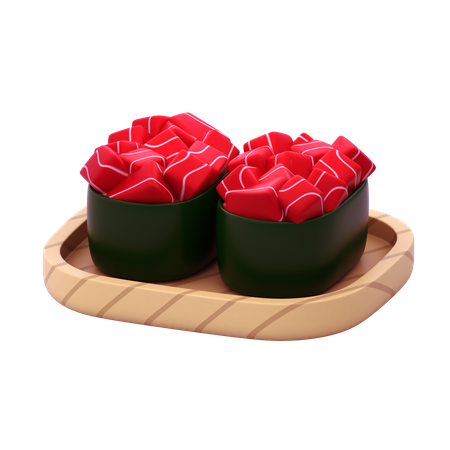 Gunkan de atum  3D Icon