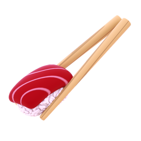 Nigiri de atum em pauzinho  3D Icon