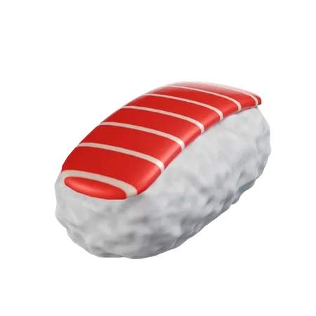 Sushi de nigiri de atum  3D Icon