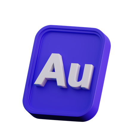 Au File  3D Icon