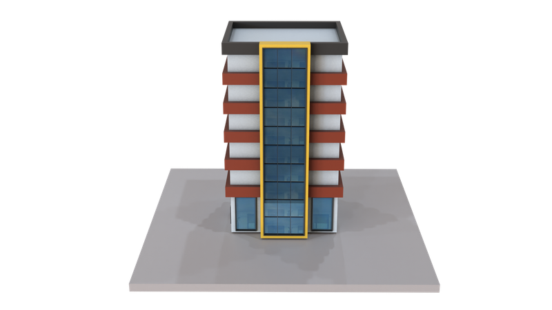 Bâtiment de l'auberge  3D Icon