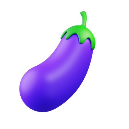 Aubergine  3D Icon