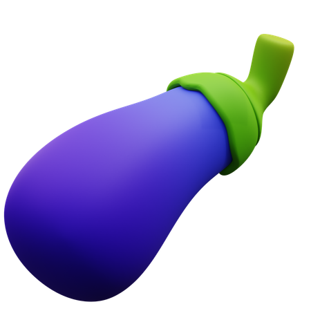 Aubergine  3D Icon