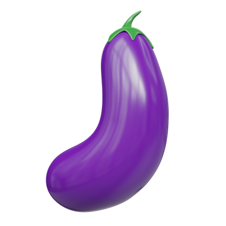 Aubergine  3D Icon