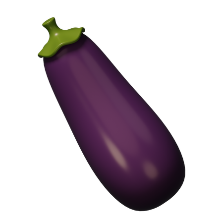 Aubergine  3D Icon