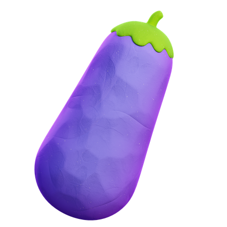 Aubergine  3D Icon