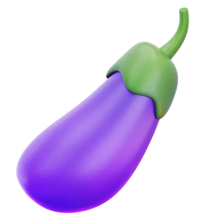 Aubergine  3D Icon