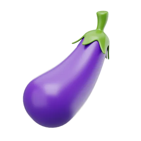 Aubergine  3D Icon