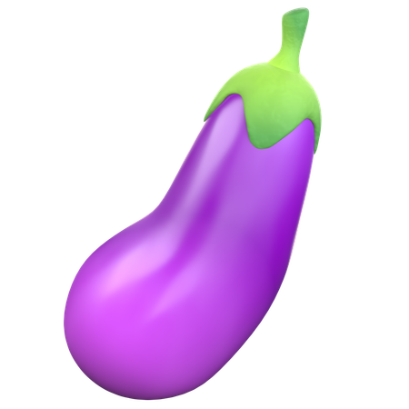 Aubergine  3D Icon