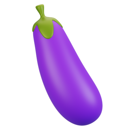 Aubergine  3D Icon