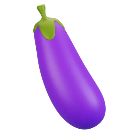 Aubergine  3D Icon