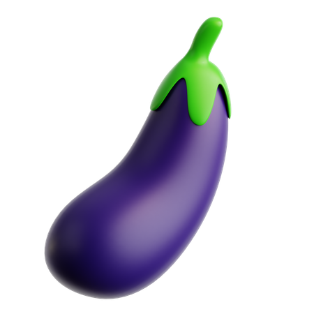 Aubergine  3D Icon